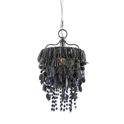 Nora Smoke Grey Mini Chandelier