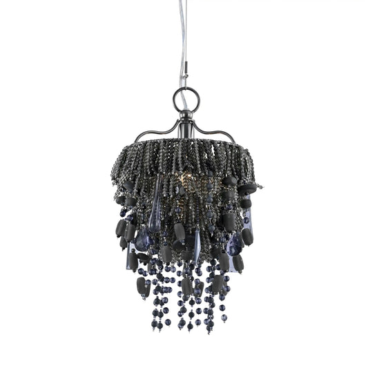 Nora Smoke Grey Mini Chandelier