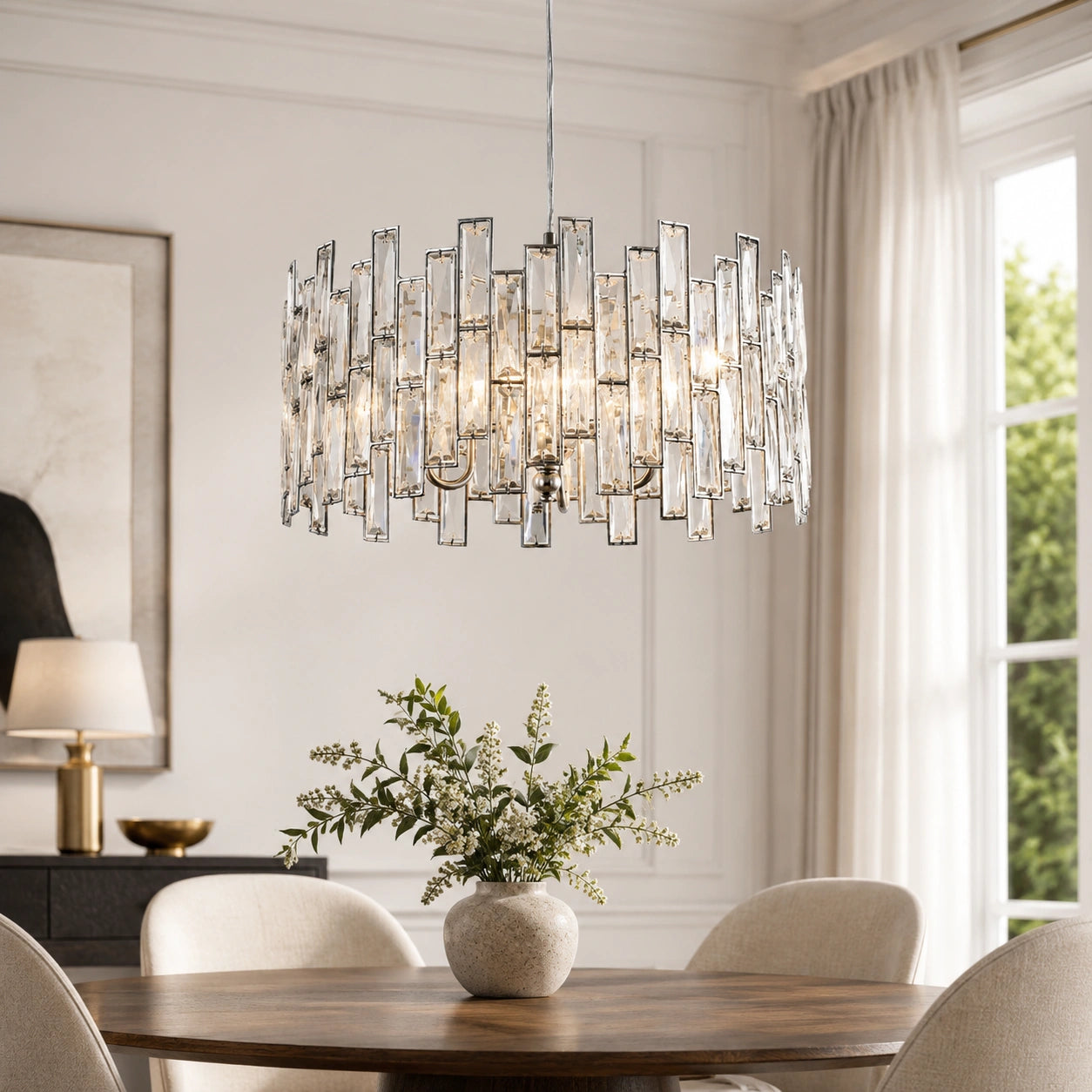 Poppy Clear Crystal Shade Ceiling Light – ILLUMEA.