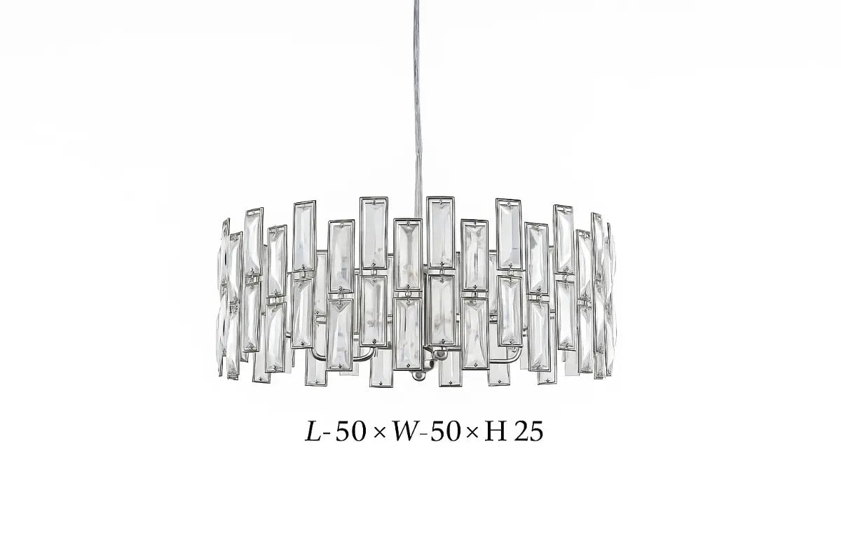 Poppy Clear Crystal Shade Ceiling Light
