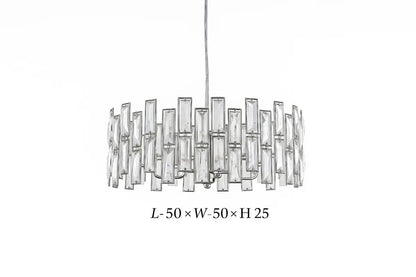 Poppy Clear Crystal Shade Ceiling Light
