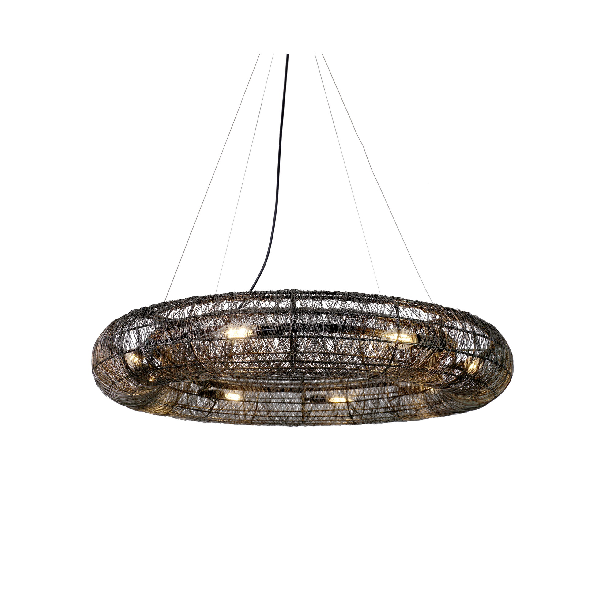 Wire Mesh Tube Chandelier