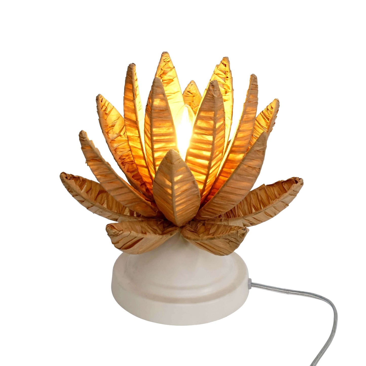 Rafiya Table Lamp Decoration