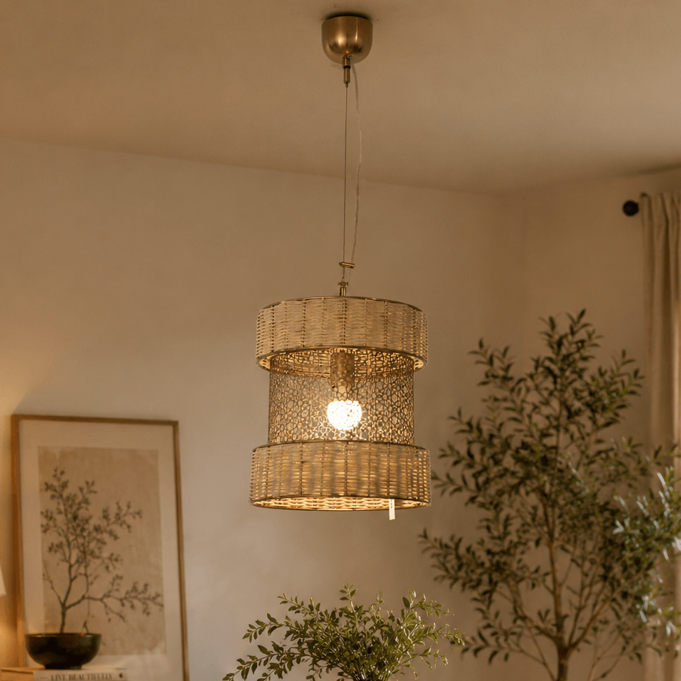 Rattan Pendant Hanging Light