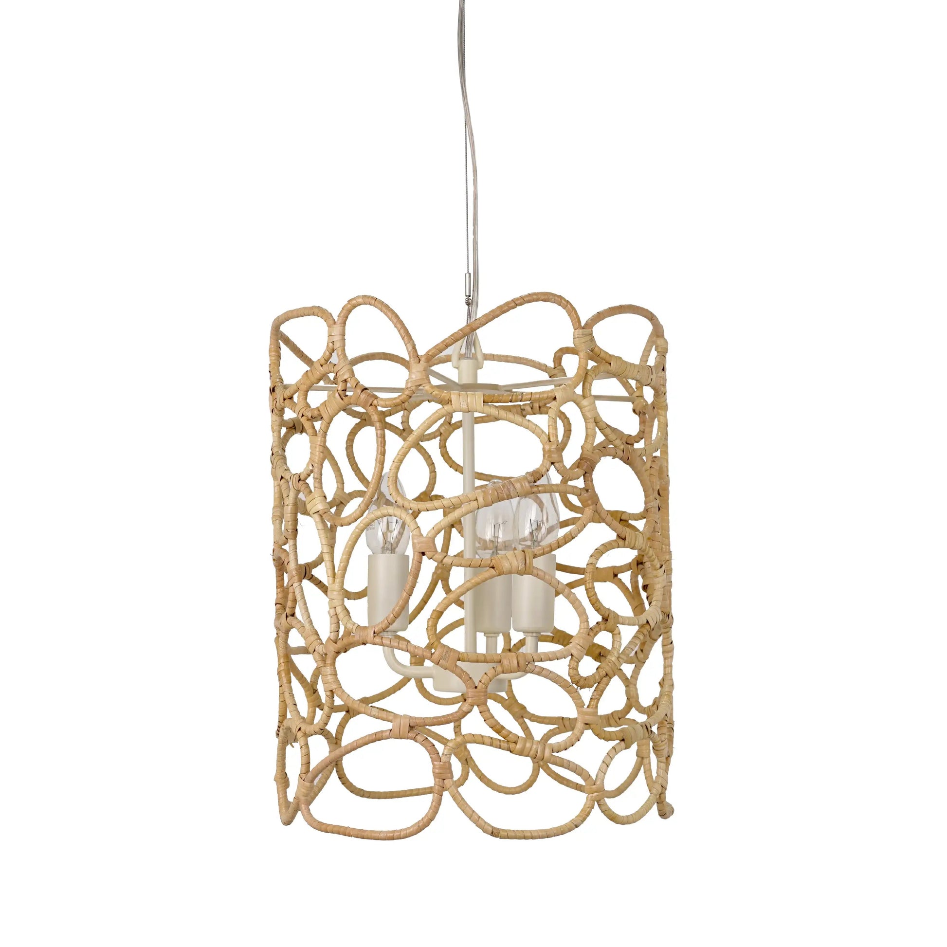Rattan Shade Pendant Light