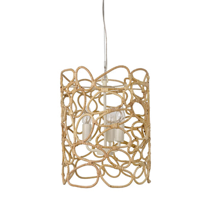 Rattan Shade Pendant Light