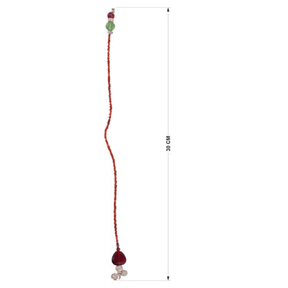 Red Glass Beads Handmade Bookmark - ILLUMEABookmark
