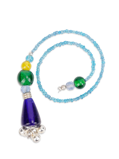 Sky Blue Glass Beads Handmade Bookmark - ILLUMEABookmark