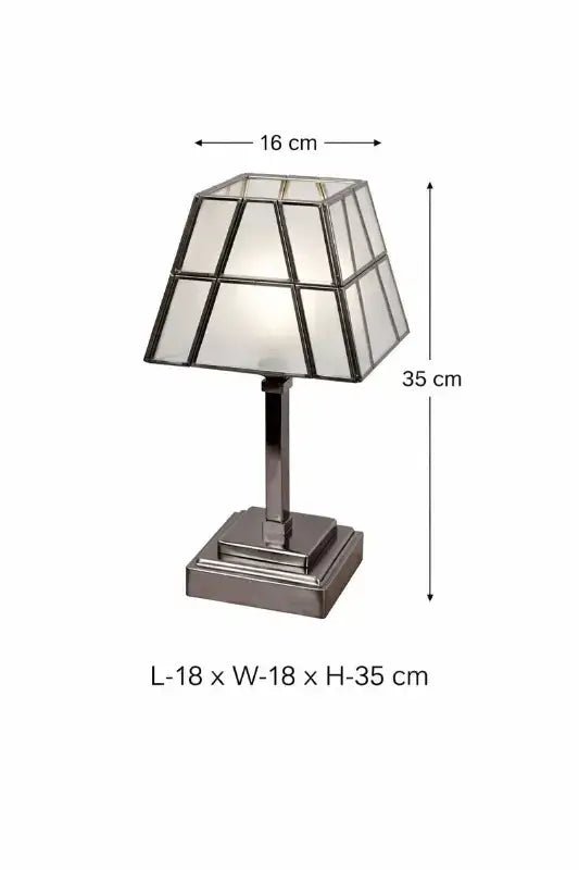 Square Conical Table Lamp