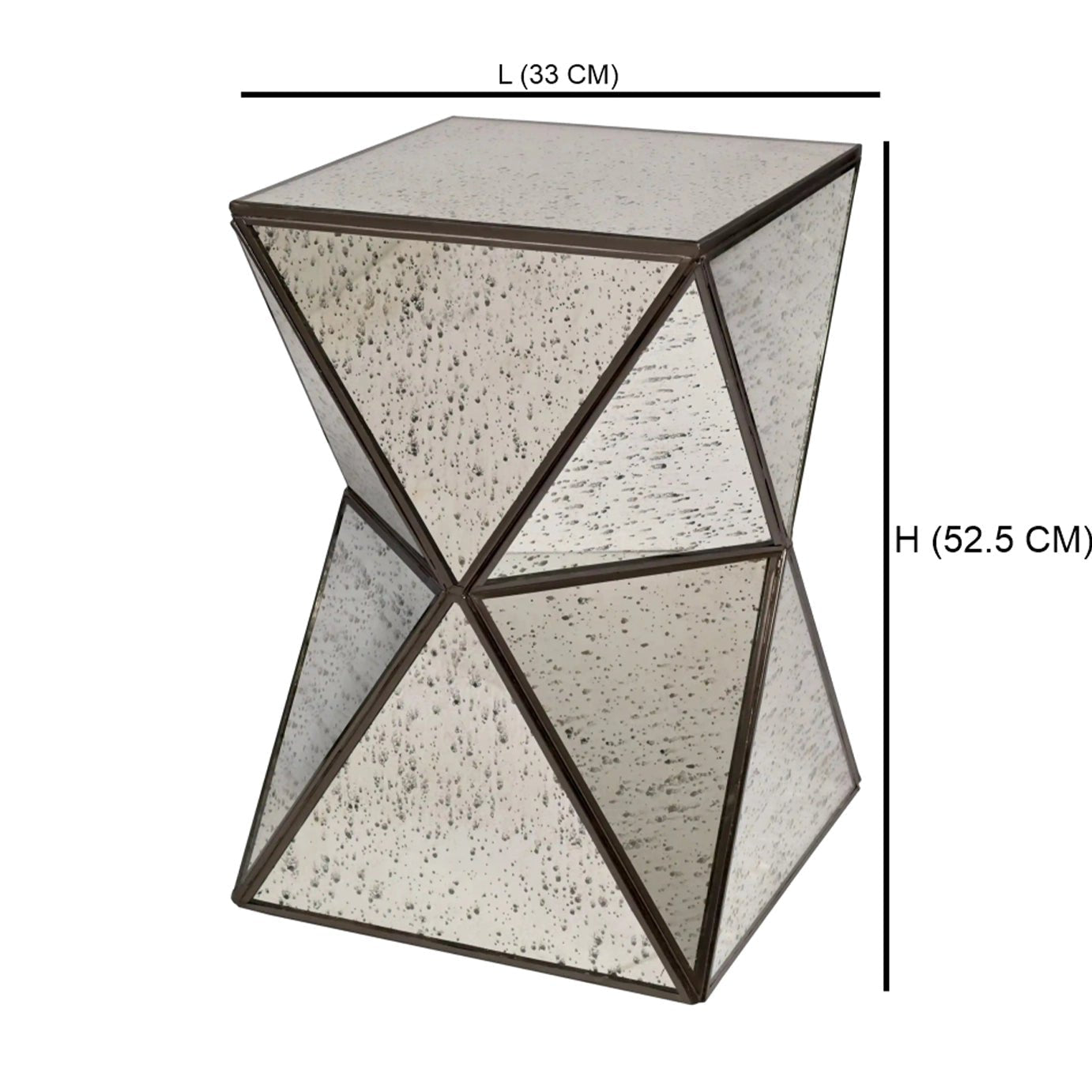 Square and Geometric Diamond Table