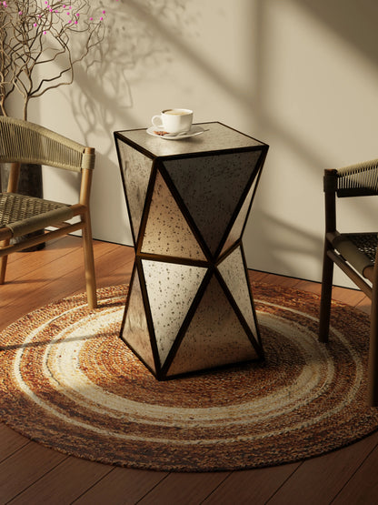 Square and Geometric Diamond Table