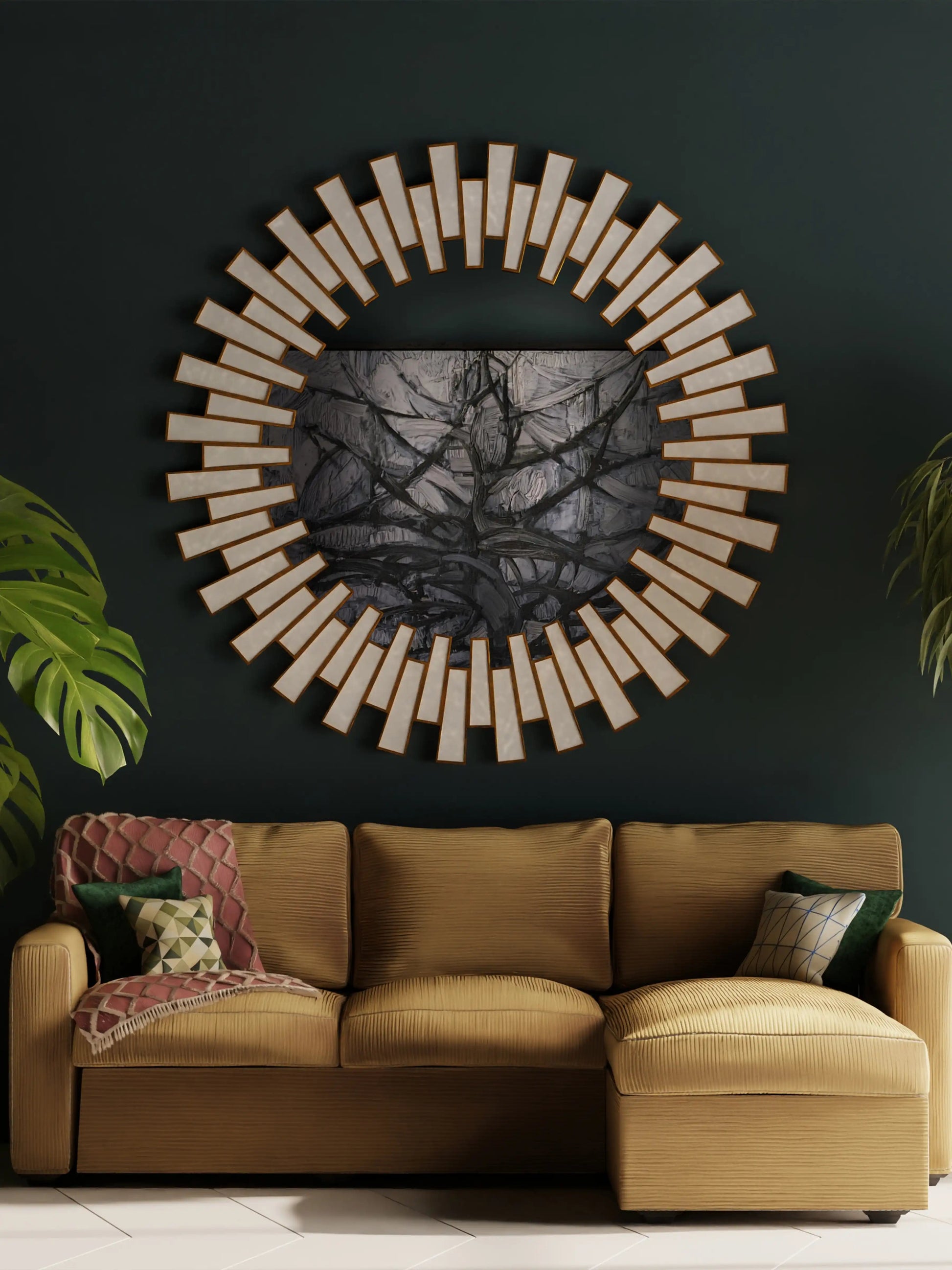 Staggered Mirror White - ILLUMEAMirror