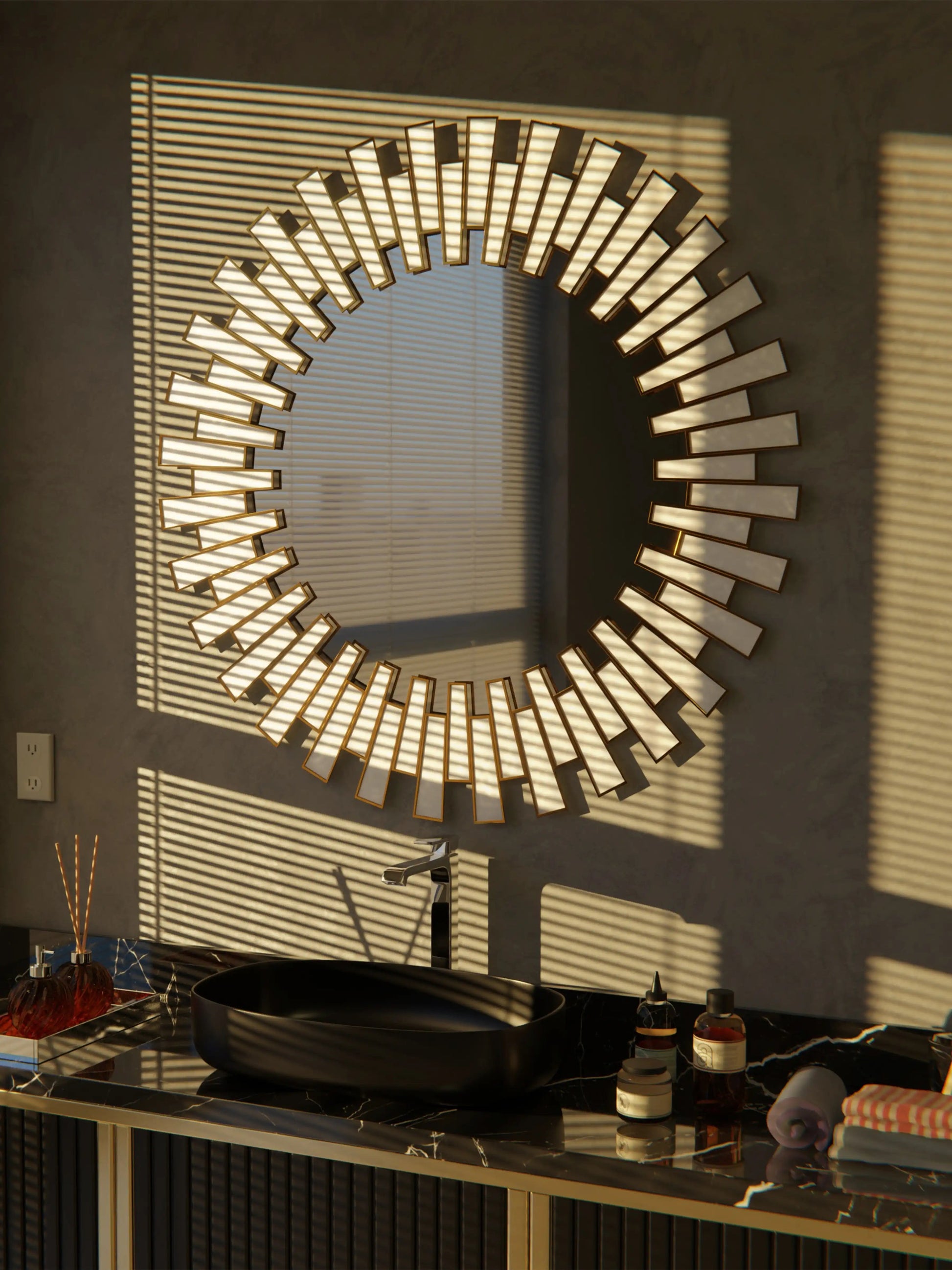 Staggered Mirror White - ILLUMEAMirror