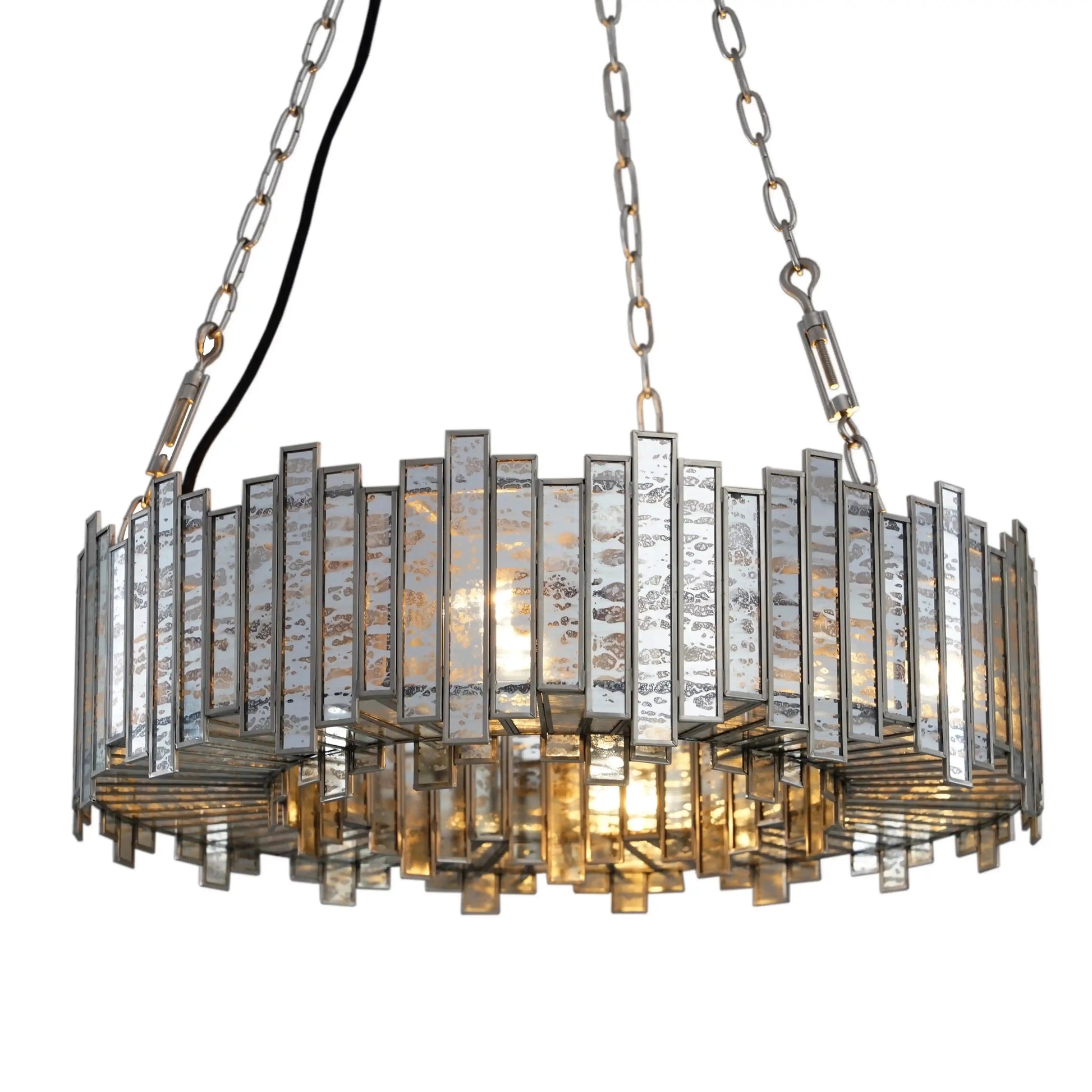 Staggered Ring Chandelier Antique - ILLUMEA