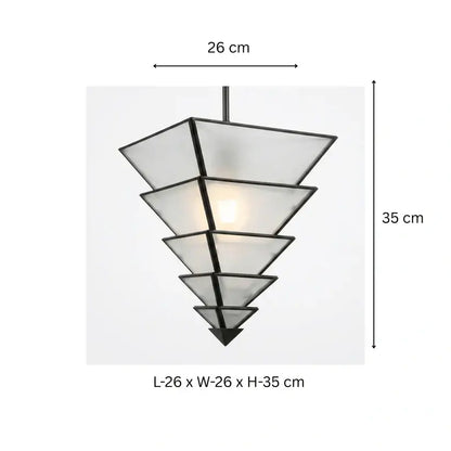 taper-glass-pendant-light-with-brass-plated-iron