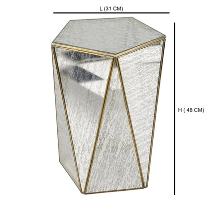 Taper Strip Pentagon Stool