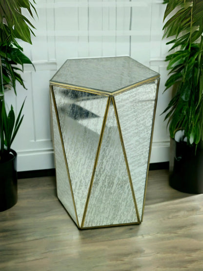 Taper Strip Pentagon Stool