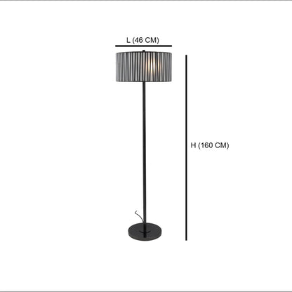 Tapered Floor Lamp Black