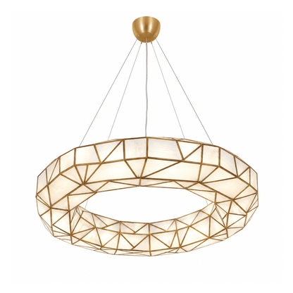 Triangle Glass Chandelier