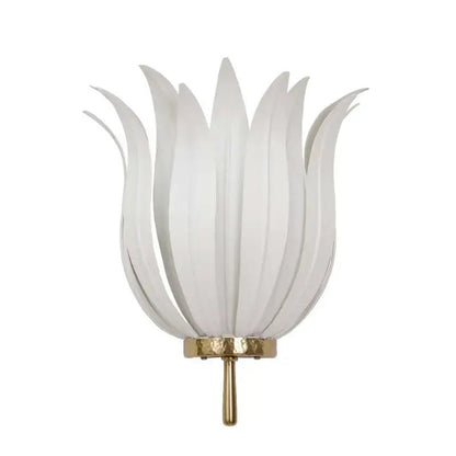White Leaf Wall Lamp