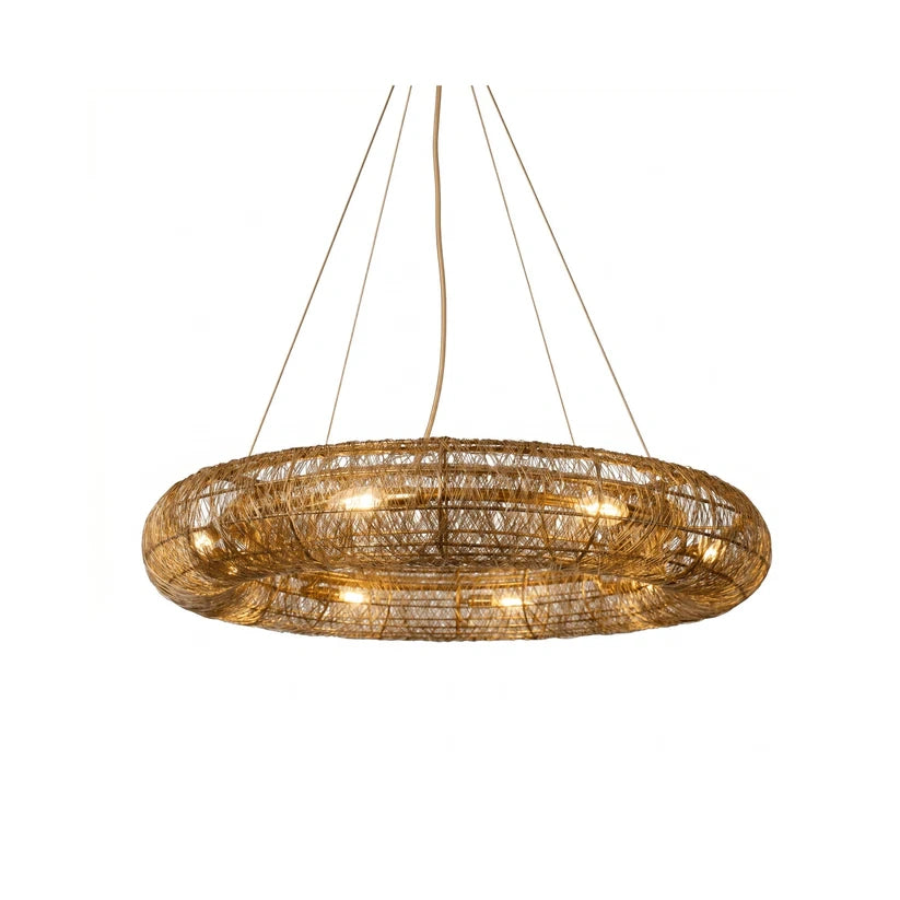 Wire Mesh Tube Chandelier