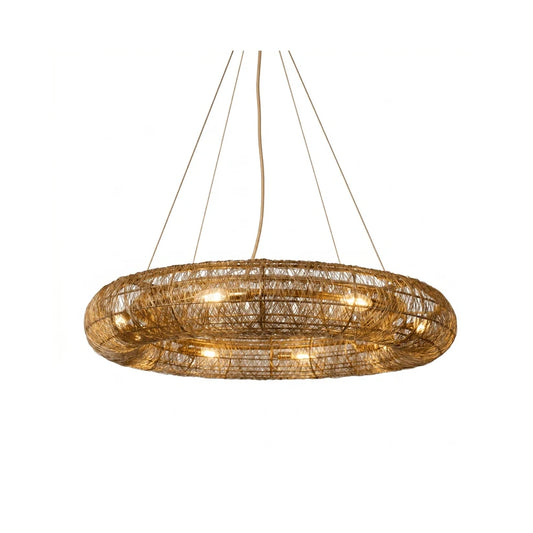 Wire Mesh Tube Chandelier